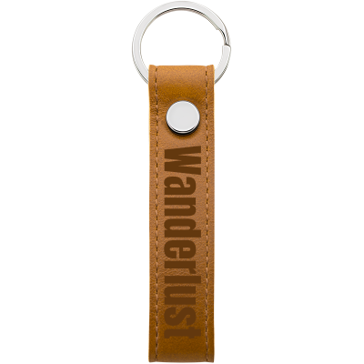 Gepersonaliseerde Sleutelhanger Riem van Echt Leer