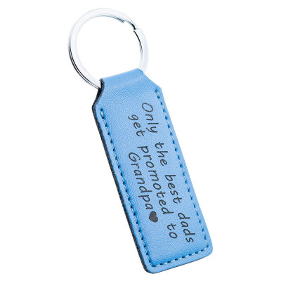 Gepersonaliseerde Sleutelhanger van Echt Leer