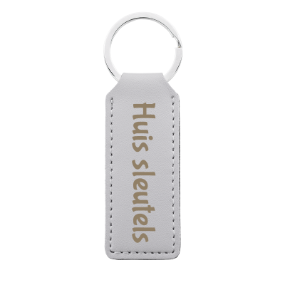 Gepersonaliseerde Sleutelhanger van Echt Leer