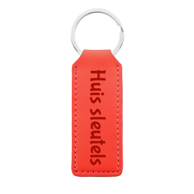 Gepersonaliseerde Sleutelhanger van Echt Leer