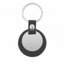 Gepersonaliseerde Gegraveerde Ronde Sleutelhanger met Leer
