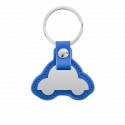 Gepersonaliseerde Gegraveerde Autosleutelhanger met Leer Gepersonaliseerde Gegraveerde Autosleutelhanger met Leer