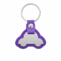 Gepersonaliseerde Gegraveerde Autosleutelhanger met Leer Gepersonaliseerde Gegraveerde Autosleutelhanger met Leer