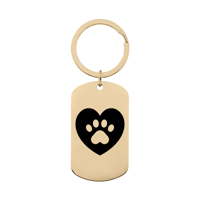 Gepersonaliseerde Militaire Tag Sleutelhanger