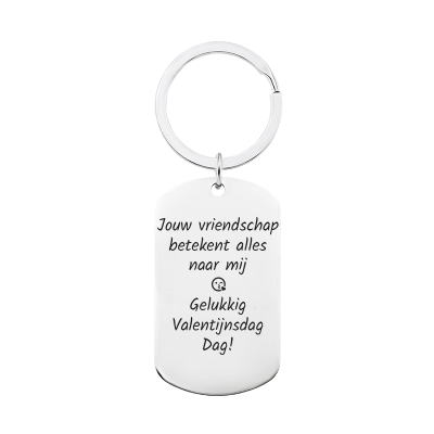 Gepersonaliseerde Militaire Tag Sleutelhanger