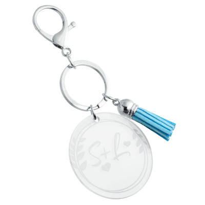 Gepersonaliseerde Acryl Sleutelhanger met...