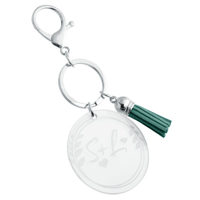 Gepersonaliseerde Acryl Sleutelhanger met...