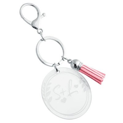 Gepersonaliseerde Acryl Sleutelhanger met...