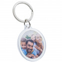 Gepersonaliseerde Acryl Foto Sleutelhanger - Rond