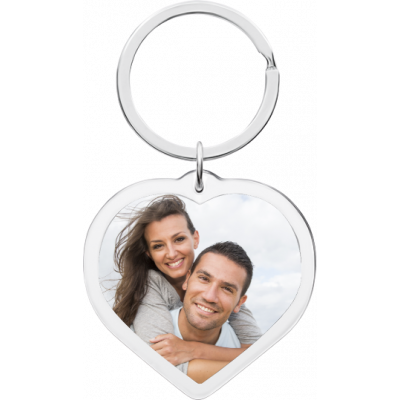 Gepersonaliseerde Acryl Foto Sleutelhanger -...