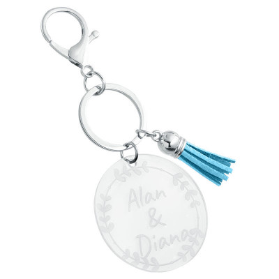 Gepersonaliseerde Acryl Sleutelhanger met...