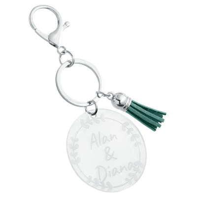 Gepersonaliseerde Acryl Sleutelhanger met...