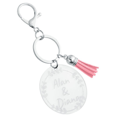 Gepersonaliseerde Acryl Sleutelhanger met...