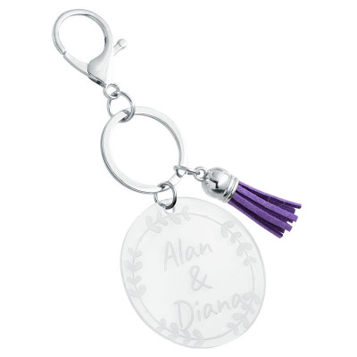 Gepersonaliseerde Acryl Sleutelhanger met...