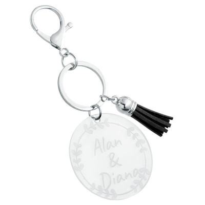Gepersonaliseerde Acryl Sleutelhanger met...
