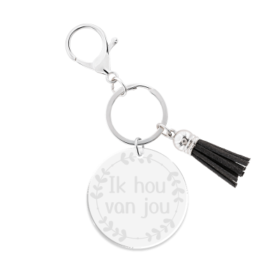 Gepersonaliseerde Acryl Sleutelhanger met...