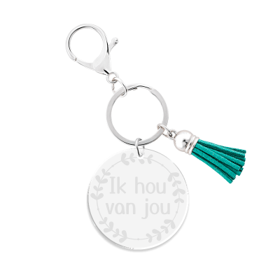 Gepersonaliseerde Acryl Sleutelhanger met...