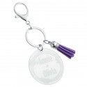 Gepersonaliseerde Acryl Sleutelhanger met Kwastje - Sierontwerp Gepersonaliseerde Acryl Sleutelhanger met Kwastje - Sierontwerp