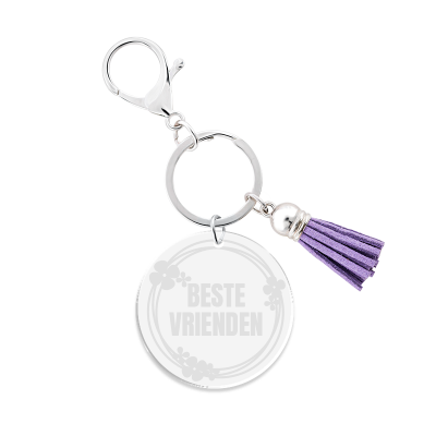 Gepersonaliseerde Acryl Sleutelhanger met...