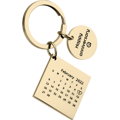 Gepersonaliseerde Sleutelhanger met Gegraveerde...