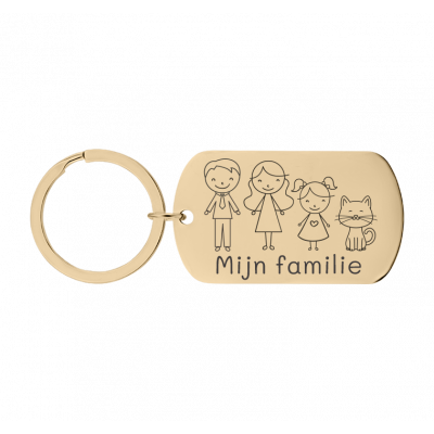 Gepersonaliseerde Gegraveerde Militaire Tag...