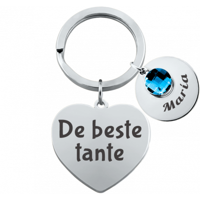 Gepersonaliseerd Gegraveerd Hart met 1...
