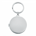 Gepersonaliseerde Luxe Ronde Fotohouder Sleutelhanger