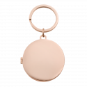 Gepersonaliseerde Luxe Ronde Fotohouder Sleutelhanger