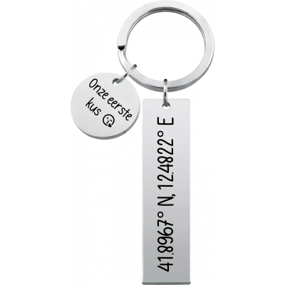 Gepersonaliseerde Sleutelhanger met Gegraveerde...