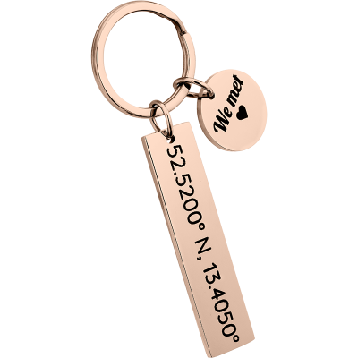 Gepersonaliseerde Sleutelhanger met Gegraveerde...