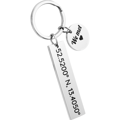 Gepersonaliseerde Sleutelhanger met Gegraveerde...