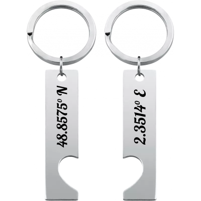 Gepersonaliseerde Hart Sleutelhangers met...