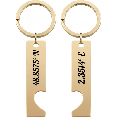 Gepersonaliseerde Hart Sleutelhangers met...