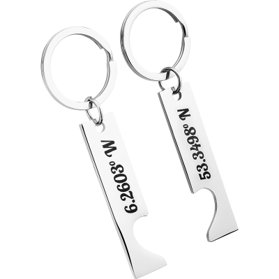 Gepersonaliseerde Hart Sleutelhangers met...