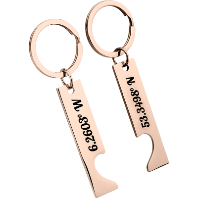 Gepersonaliseerde Hart Sleutelhangers met...