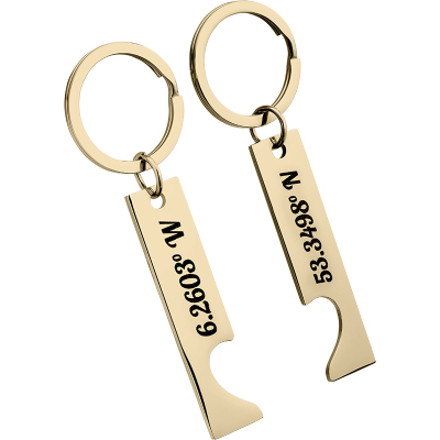 Gepersonaliseerde Hart Sleutelhangers met...