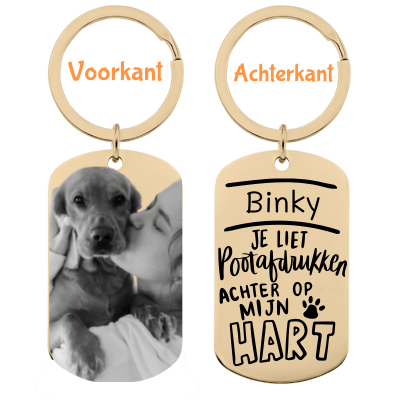 Gepersonaliseerde Sleutelhanger met Gegraveerde...
