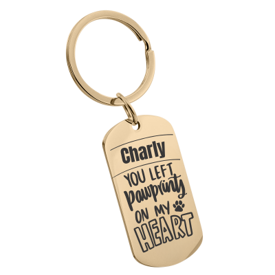 Gepersonaliseerde Sleutelhanger met Gegraveerde...