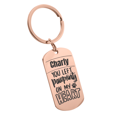 Gepersonaliseerde Sleutelhanger met Gegraveerde...