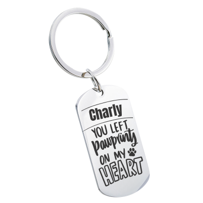 Gepersonaliseerde Sleutelhanger met Gegraveerde...