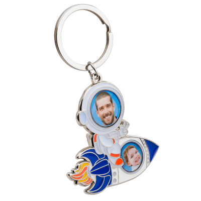 Sleutelhanger Astronaut met Gepersonaliseerd... Sleutelhanger Astronaut met Gepersonaliseerd...