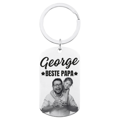 Gepersonaliseerde Gegraveerde Sleutelhanger met...