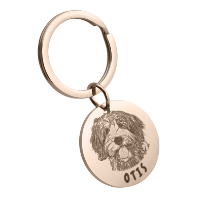 Gepersonaliseerde Ronde Sleutelhanger met Foto... Gepersonaliseerde Ronde Sleutelhanger met Foto...